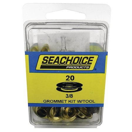 Seachoice Grommet Kit With Tool20 Sets - 3/8" Grommets, 20 Pack 59998